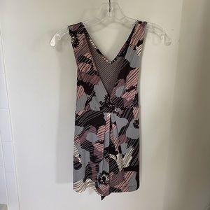 Bcbgmaxazria floral/striped tank top